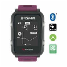 Sigma iD.FREE multisportovní hodinky - plum