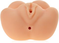 XSARA Ženský masturbátor trup s poprsím umělá vagína a anus z umělé kůže cyberskin - 78669419