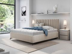 Veneti Manželská postel s úložným prostorem 160x200 TANIX - béžová