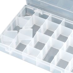 INTEREST Plastová úložná krabička s přepážkami až 15 pozic.