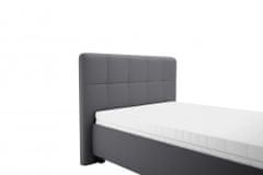 Falco Čalouněná postel Grace 120x200 šedá koženka