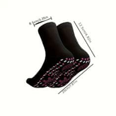 Teplé Dámské ponožky, Termo ponožky, Teplé hřejivé ponožky, Masážní ponožky se stimulací akupunkturních bodů | WARMSY