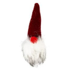 Duvo+ Vánoční hračka pro kočky-červený skřítek s praskavým zvukem 5x5,5x18cm