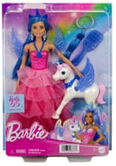 Barbie Panenka 65. výročí safírový okřídlený jednorožec HRR16