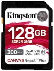 Kingston Canvas React Plus Secure Digital (SDXC), 128GB (SDR2/128GB)
