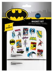 CurePink Magnety DC Comics: Batman Retro set 19 kusů (18 x 24 cm)