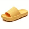 Módní Pěnové Pantofle na robustní platformě, Dámské Pantofle / Pánské Pantofle, Zdravotní pantofle | FLIPSY (Žlutá, 38/39) 
