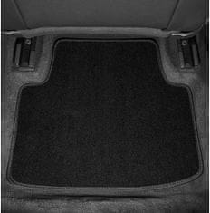 Levelcar Toyota RAV4 (2013 - 2018) Velurové autokoberce PREMIUM černé s barevným prošitím Barva prošití: Bílá