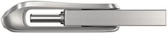 SanDisk Ultra Dual Drive Luxe USB-C 128GB, stříbrná (SDDDC4-128G-G46)