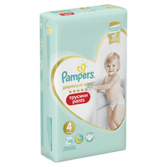 Pampers Premium Care Pants Vel.4, 58 Plenkových Kalhotek