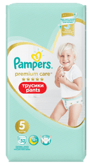 Pampers Premium Care Pants Vel.5, 52 Plenkových Kalhotek