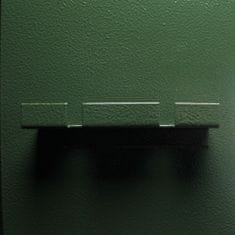 Montana 5 skříň na zbraně zelená Z2 | Trezorový zámek na klíč | 30 x 145 x 40 cm