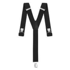 NANDY Podvazky na kalhoty pro každodenní použití a lyžování pánské i dámské - Černá