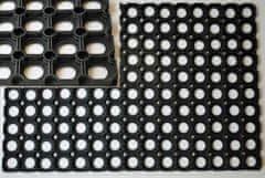 Galicja Venkovní gumová rohožka Bruno černá 40x60cm