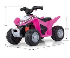 Čtyřkolka HONDA ATV Růžová baterie vozidla