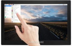 Waveshare 13,3" kapacitní LCD displej s rozlišením 1920 x 1080 v ochranném polykarbonátovém krytu