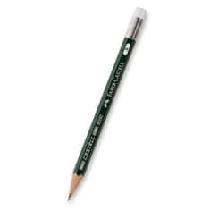 Faber-Castell Grafitová tužka Castell 9000 Perfect Pencil s pryží, bez víčka